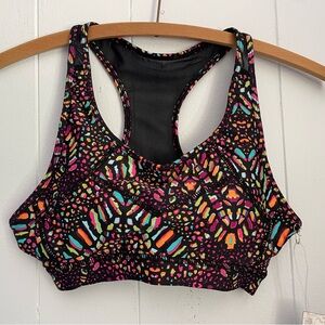 Kyodan Multicolor Patterned Sports Bra